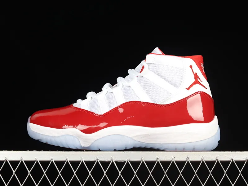 All categories Air Jordan Jordan series basketball shoes Air Jordan 11 pure original version Air Jordan 11 "Cherry" AJ11 Joe 11 cherry red high-top basketball shoes CT8012-116